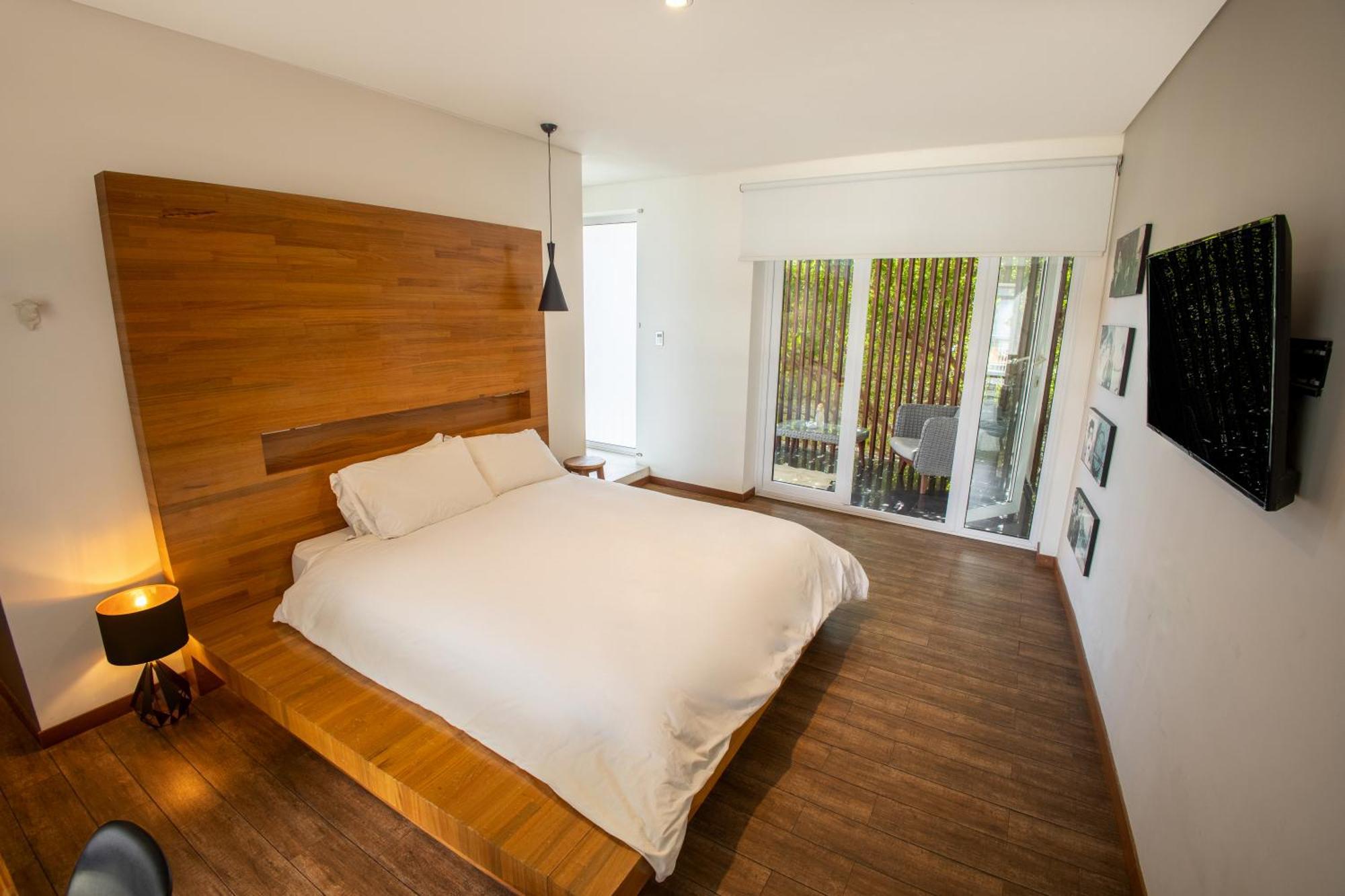 Cosmopolitano Hotel Boutique Santa Cruz de La Sierra Eksteriør billede A bedroom at the hotel